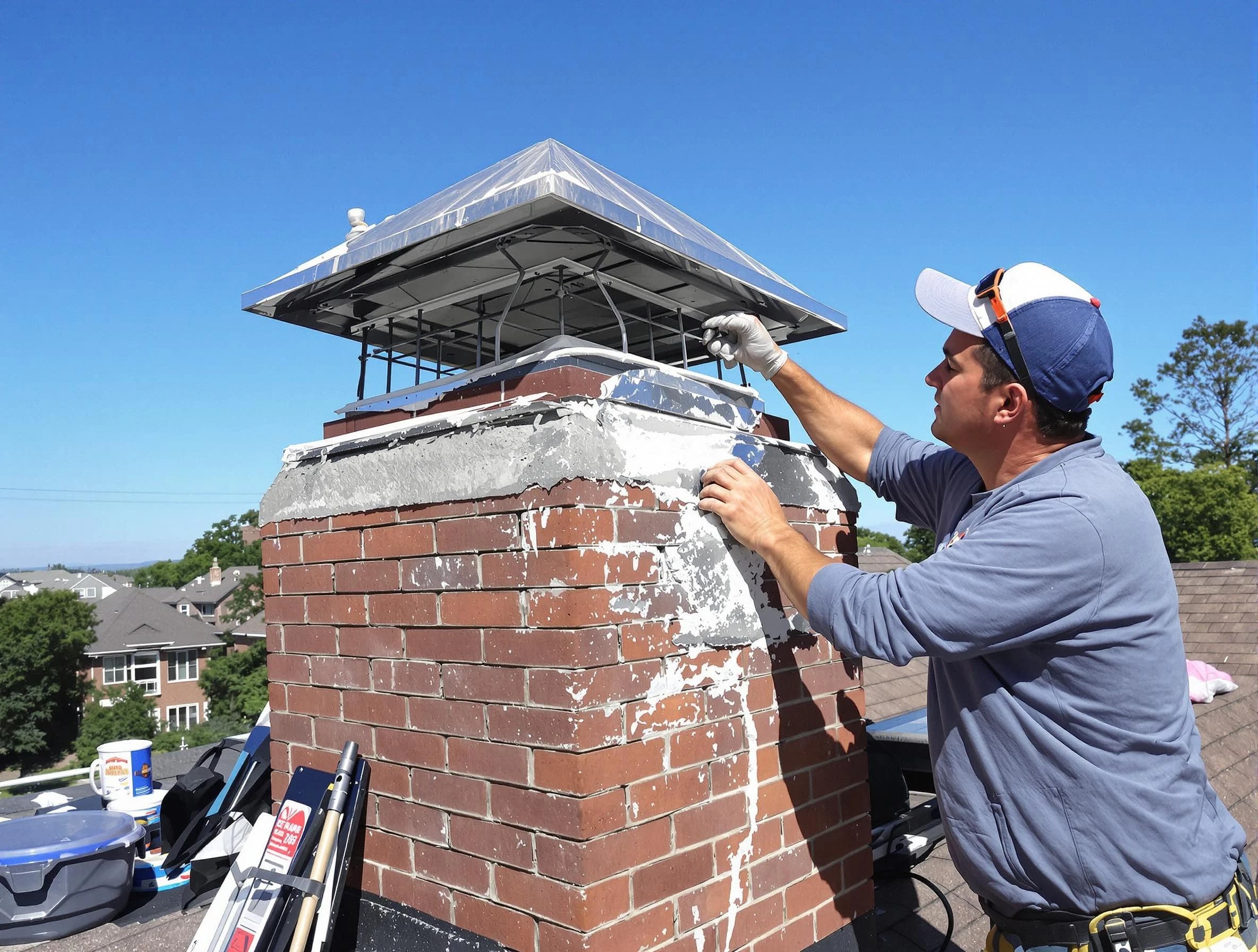Chimney Crown Services service in Odenville, AL